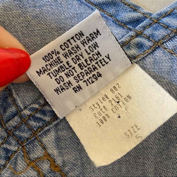 BWB Best World Brand Denim Button Front Vest Dress - Picture 9 of 10